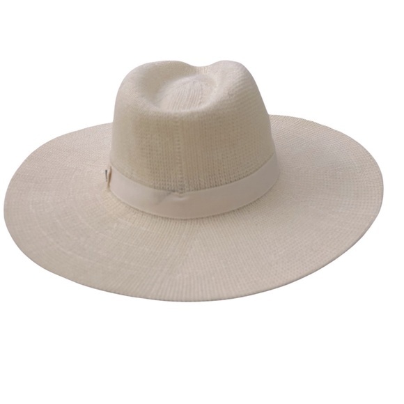 Brixton Accessories - NEW Brixton Wide Brim Fedora Straw Hat in Bone
